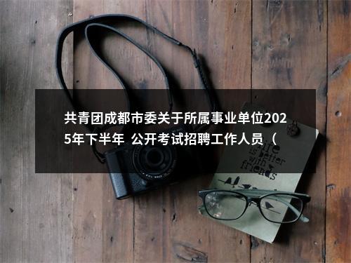 共青团成都市委关于所属事业单位2025年下半年  公开考试招聘工作人员（1人） 图片