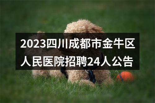 2023四川成都市金牛区人民医院招聘24人公告 图片